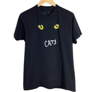 Vintage 1981 Cats Musical Movie T Shirt Black Medium